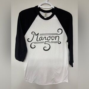 American Apparel Black and White 50/50 Shirt